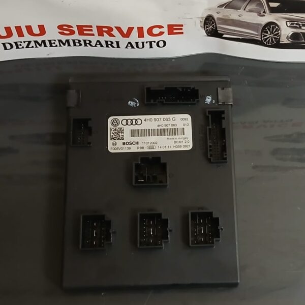 Modul Body Control BCM Audi A8 4H – Cod 4H0 907 063 G – Bosch Original