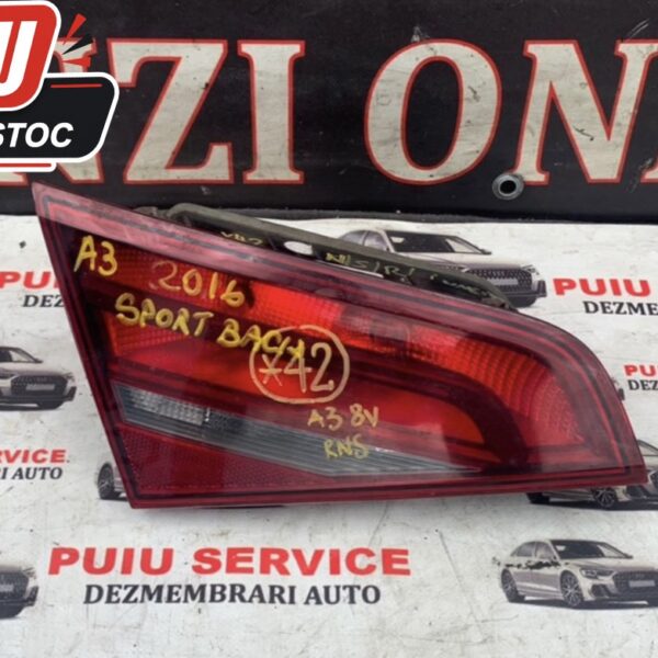 Tripla Interioară Dreapta (Portbagaj Dreapta) Audi A3 8V Sportback 2013-2020 Originală – Stop Portbagaj OEM