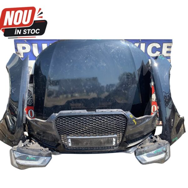 Ansamblu Față Complet Audi A5 8T Facelift 2013 Original – Capotă, Bară Față, Grilă, Aripi și Faruri OEM
